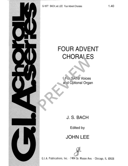 Four Advent Chorales