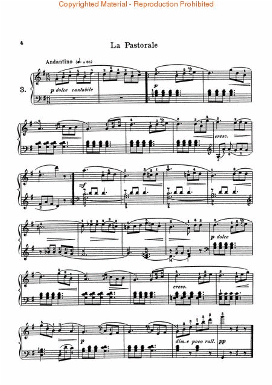 Twenty-Five Easy and Progressive Studies for the Piano, Op. 100 Piano Method scores gallery preview page 3