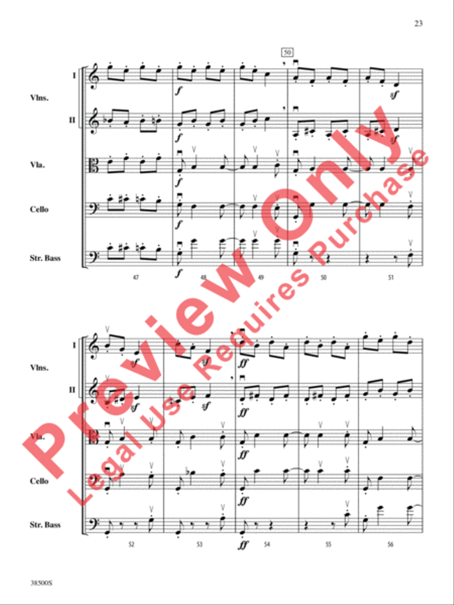 Nordic Suite String Orchestra scores gallery preview page 24