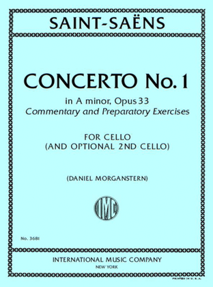 Book cover for Concerto No. 1 In A Minor, Op. 33, Commentary And Prepatory Exercises