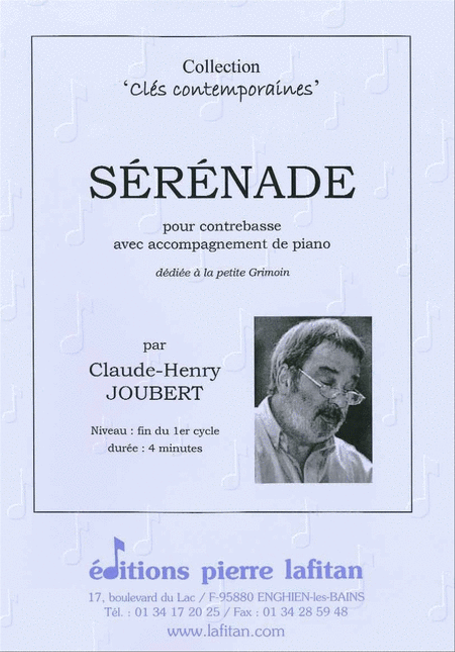 Sérénade Sérénade Double Bass scores gallery preview page 1