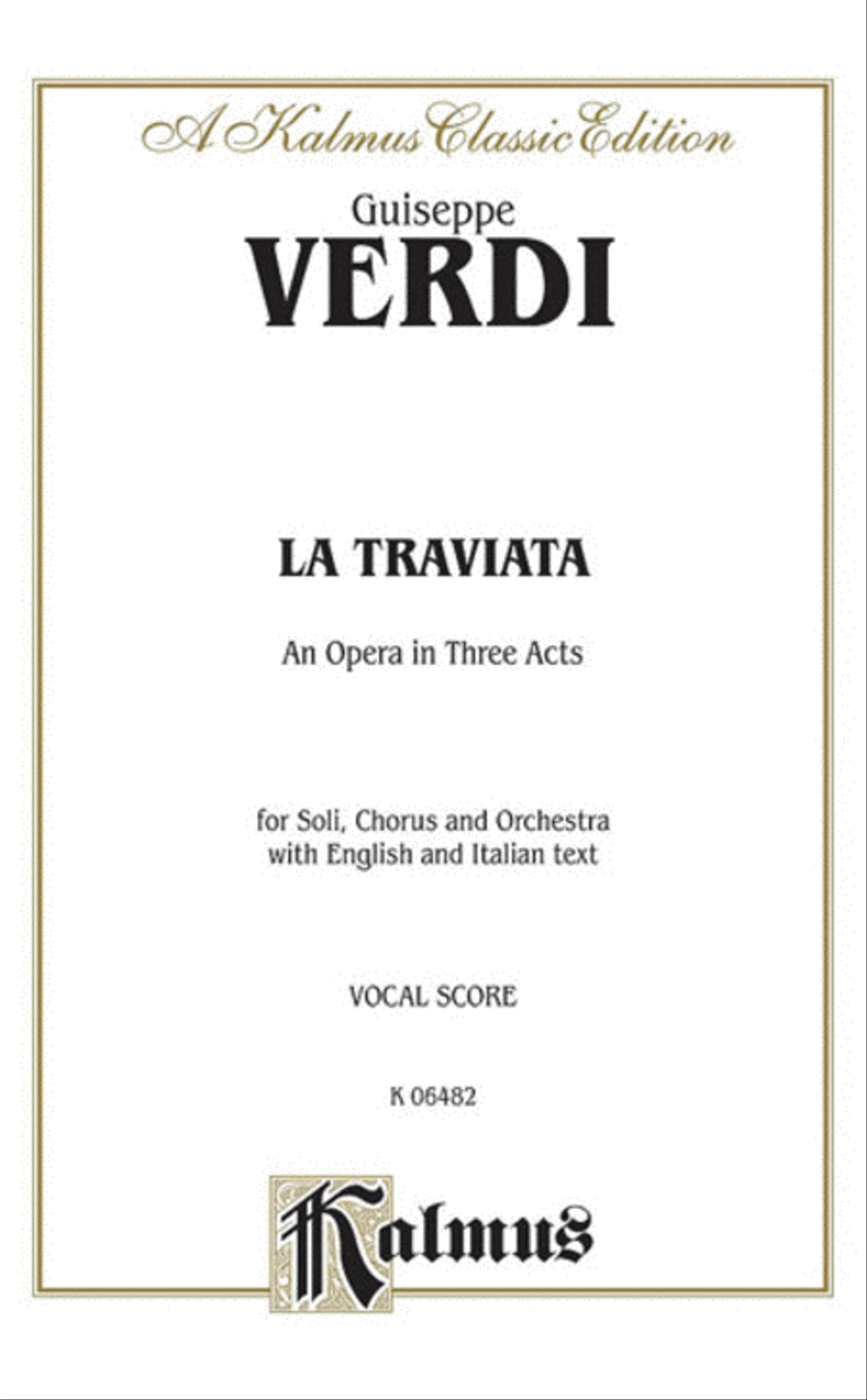 La Traviata Voice scores gallery preview page 1