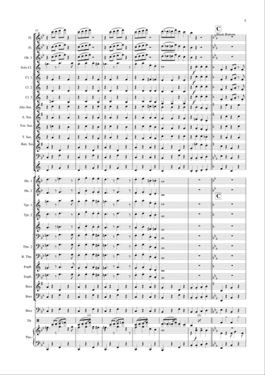 1920s Jukebox! Concert Band scores gallery preview page 5