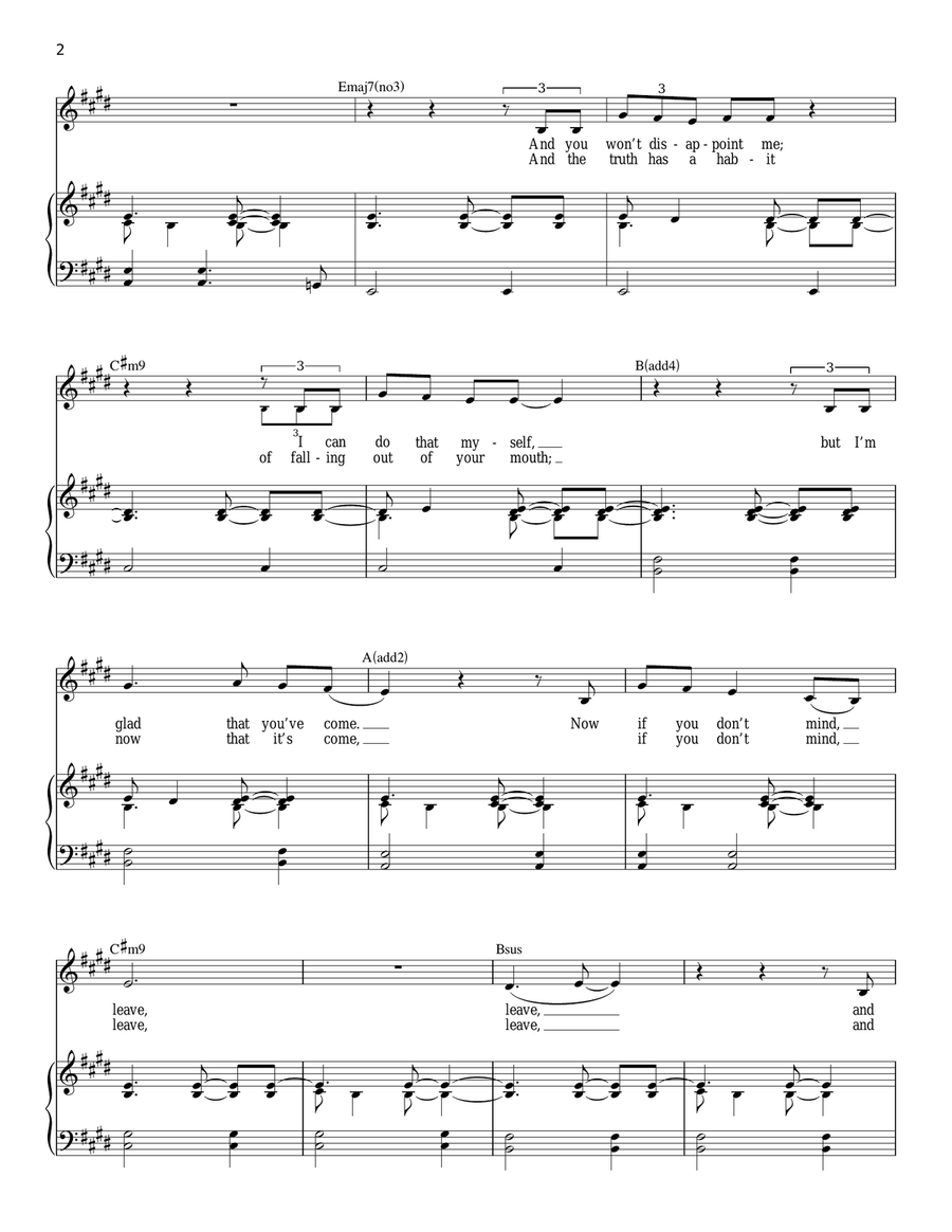 Leave Tenor Voice scores gallery preview page 2