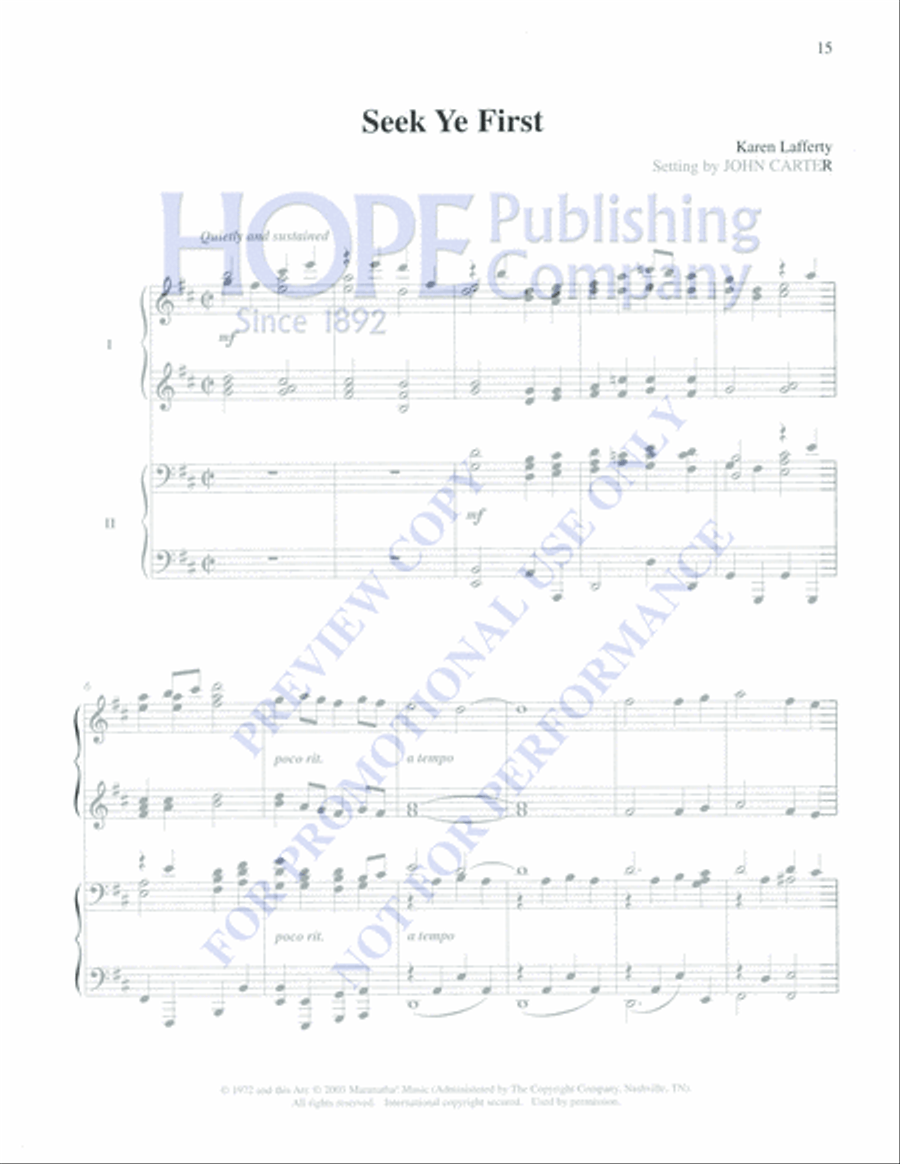 Contemporary Hymns and Songs II Piano Accompaniment scores gallery preview page 19