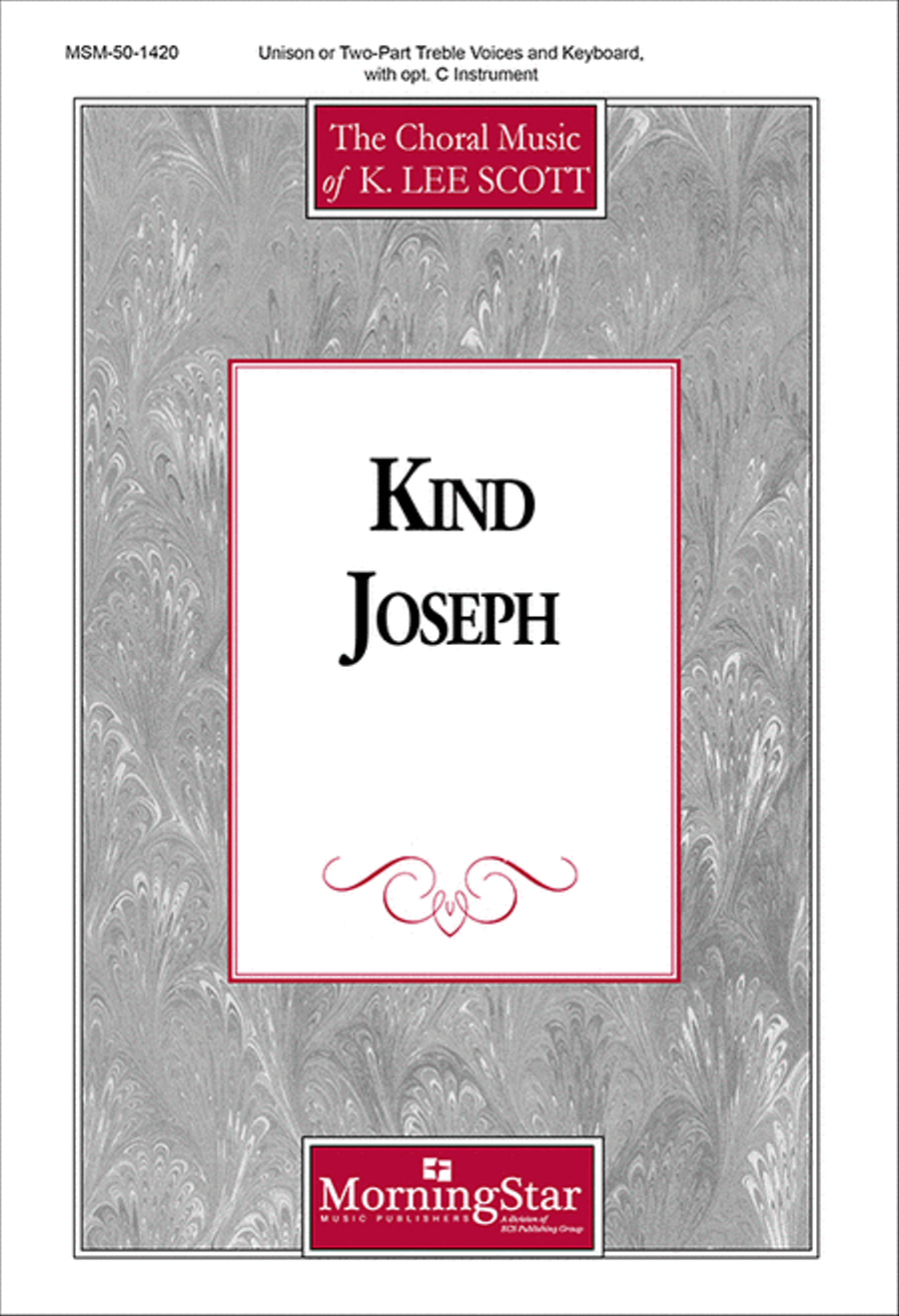 Kind Joseph Unison Choir scores gallery preview page 1