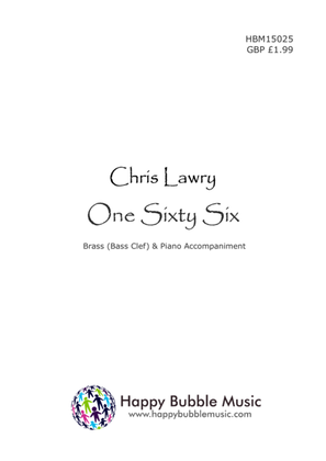 One Sixty Six - for Low Brass [Bass Clef] & Piano (from Scenes from a Parisian Cafe)