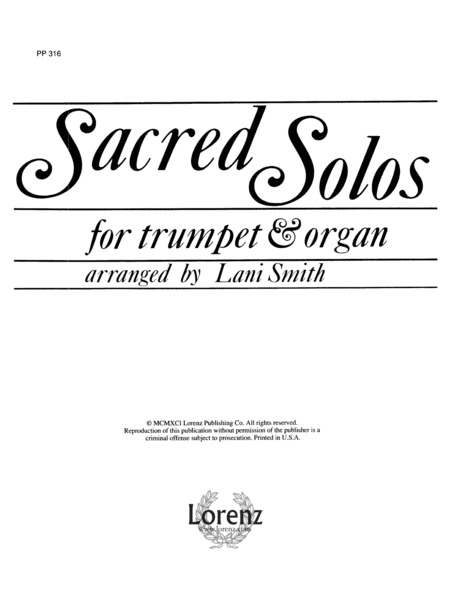 Sacred Solos for Trumpet and Organ