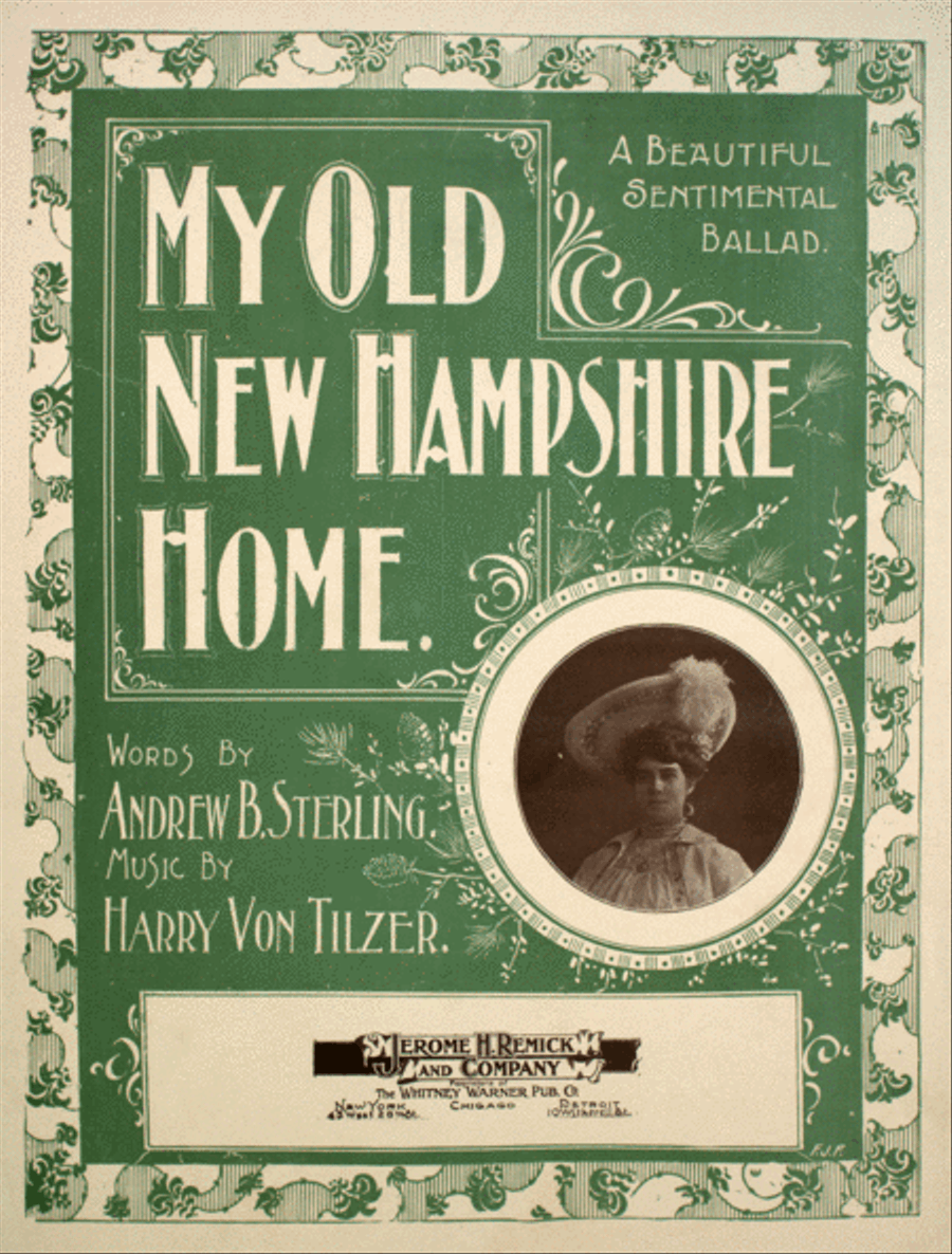 My Old New Hampshire Home. A Beautiful Sentimental Ballad Voice scores gallery preview page 1