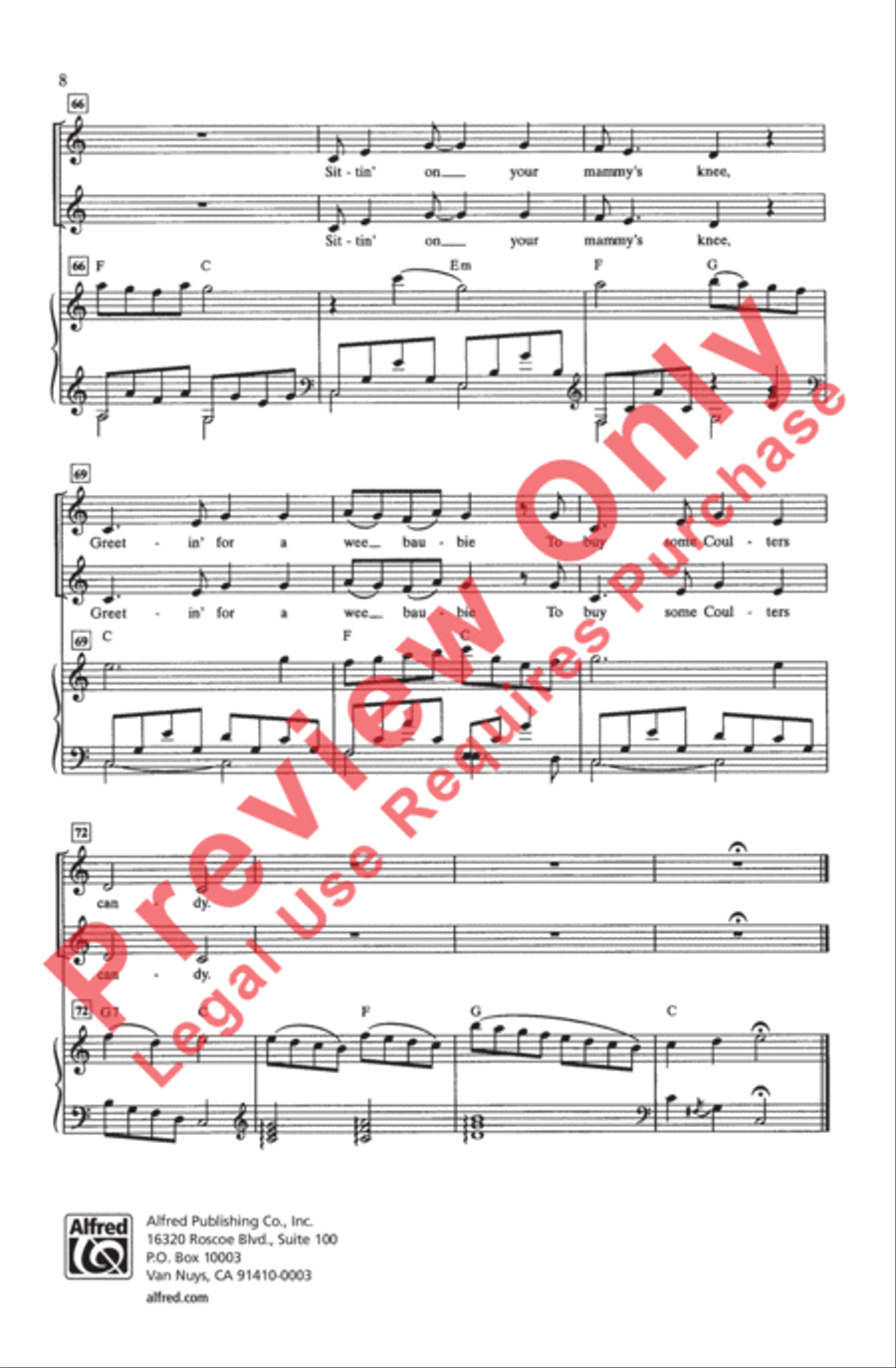 Coulters Candy 2-Part scores gallery preview page 8