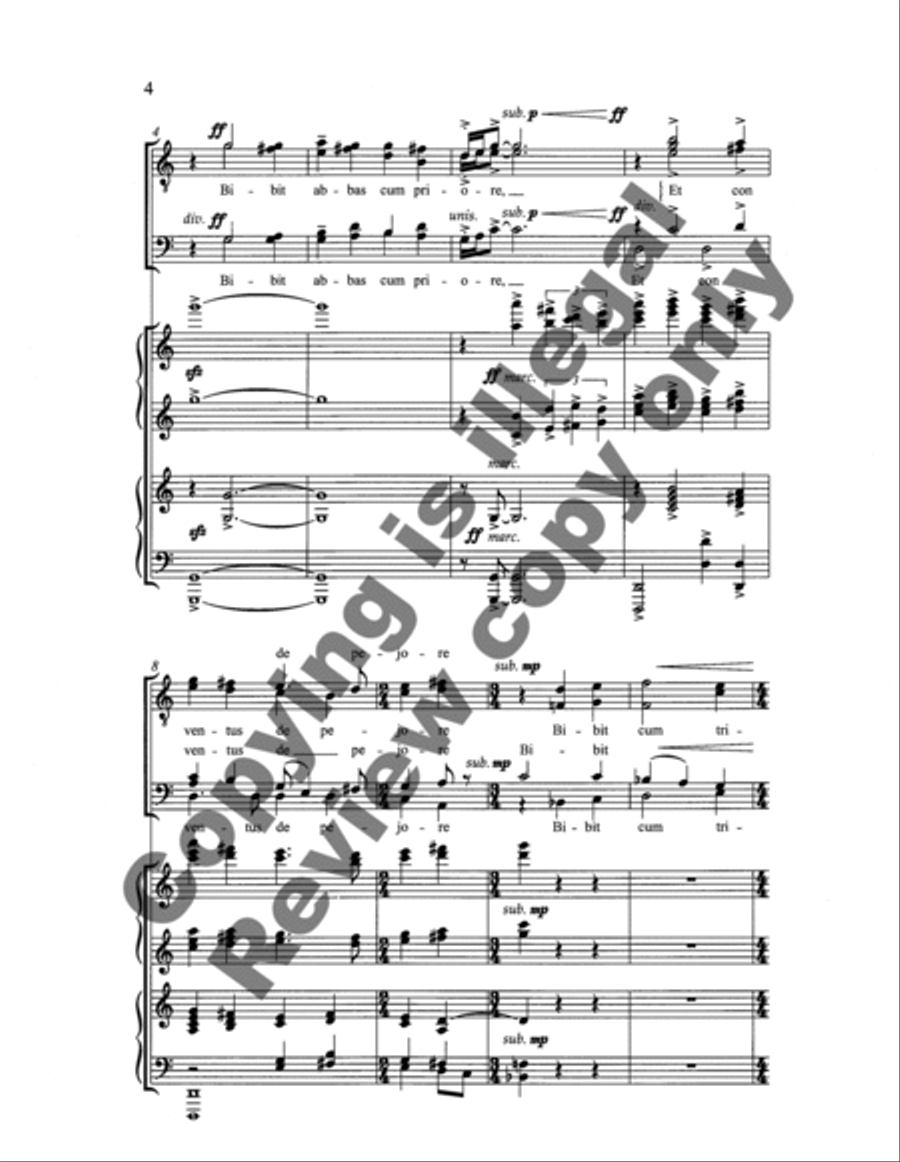 Carmina Juventutis: Drinking Song (Vinum bonum) TTBB scores gallery preview page 23