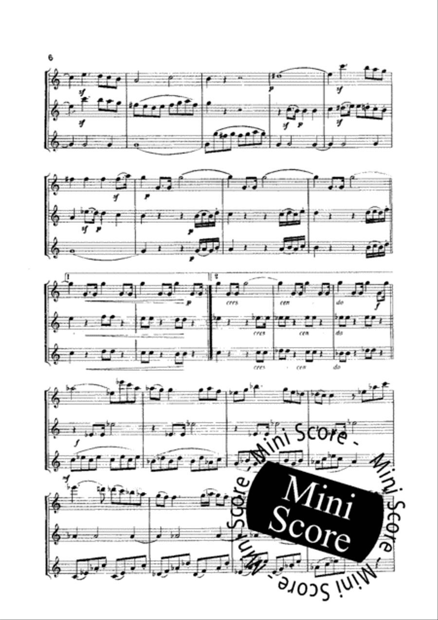 Trio Trio Clarinet scores gallery preview page 8