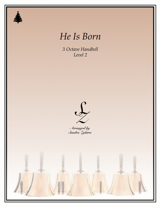 He Is Born (Il est né, le divin Enfant) (3 octave handbells)