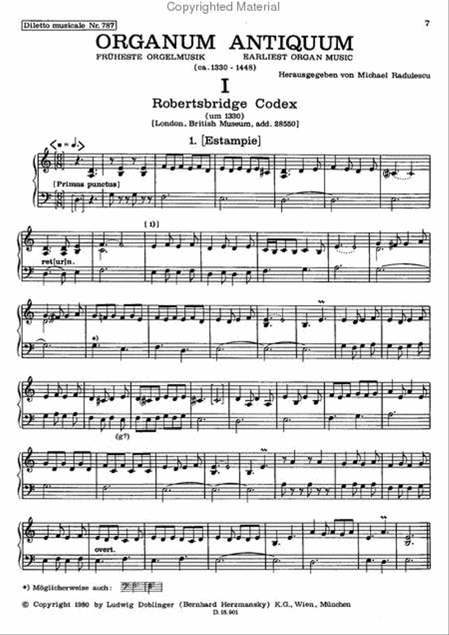Organum antiquum Organum antiquum Organ scores gallery preview page 3