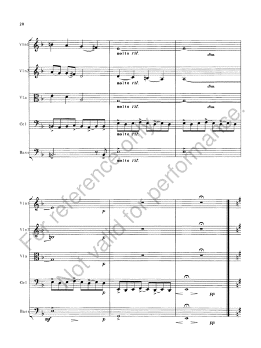 Our Creed Is Our Shield String Orchestra scores gallery preview page 22