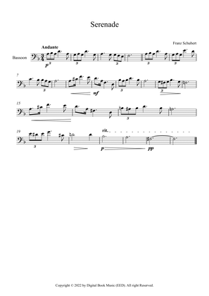 Serenade - Franz Schubert (Bassoon)