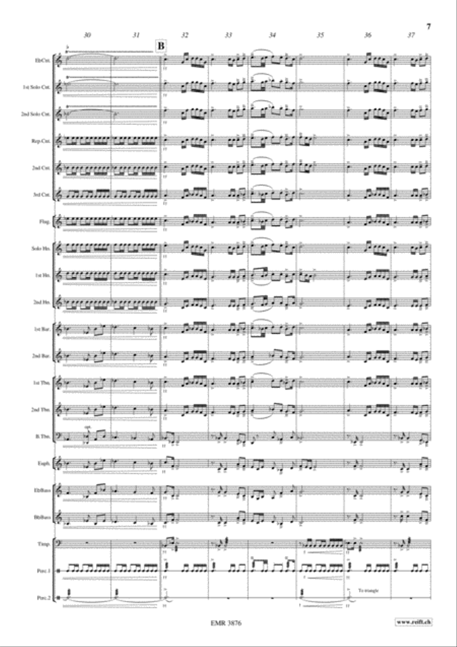 Processional Brass Band scores gallery preview page 8
