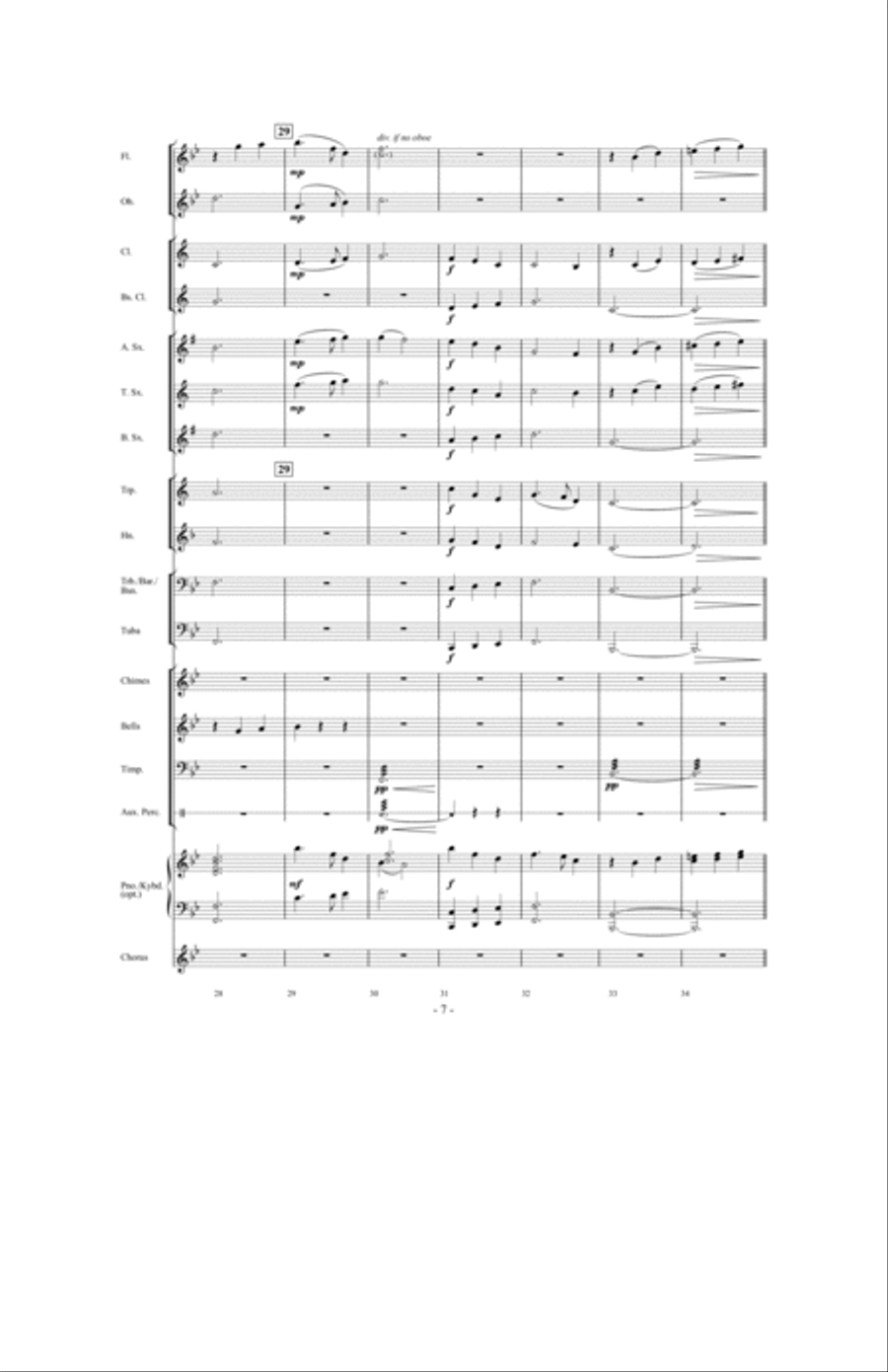 Silent Night Concert Band scores gallery preview page 6