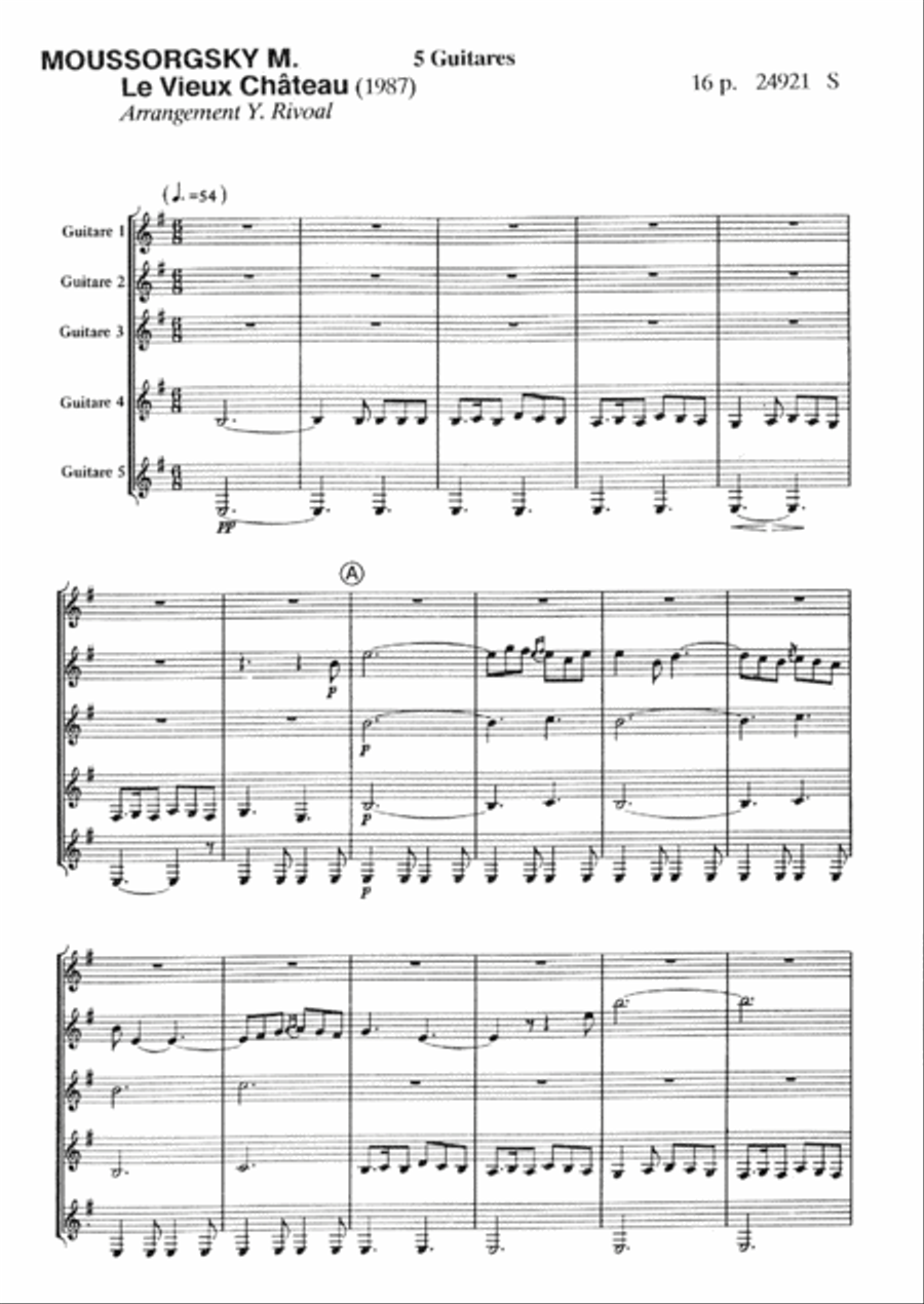 Vieux Chateau Guitar Ensemble scores gallery preview page 2