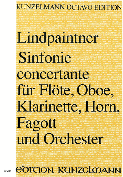 Sinfonia concertante for flute, oboe, clarinet, horn, bassoon and orchestra