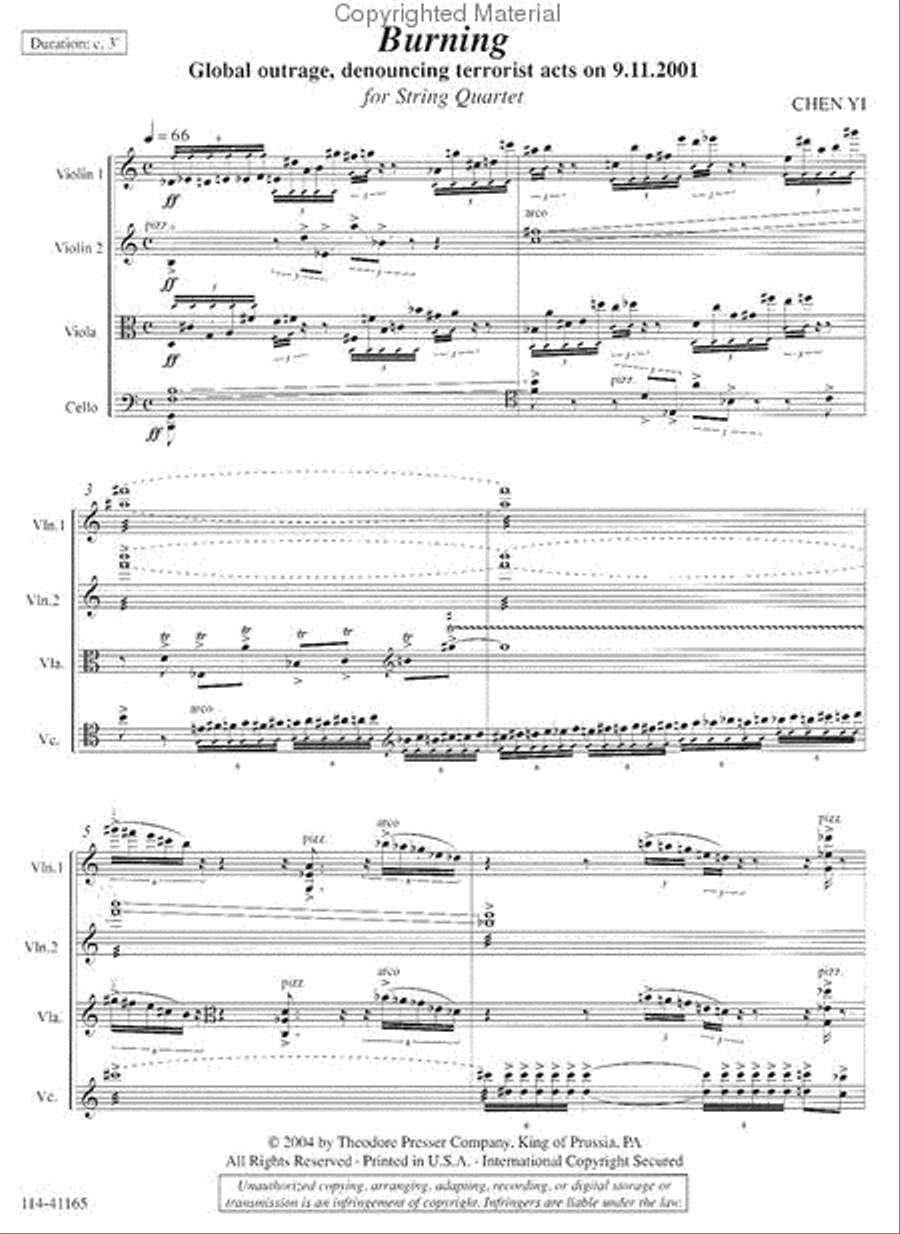 Burning Chamber Music scores gallery preview page 2