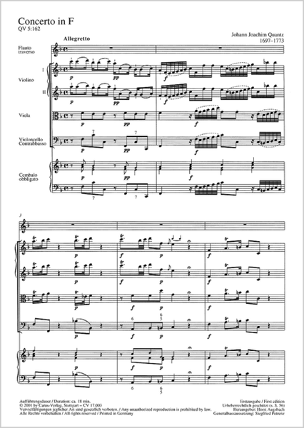Flute concerto in F major