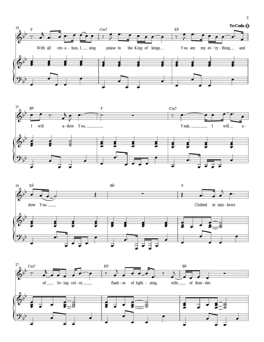 Revelation Song Piano, Vocal scores gallery preview page 3
