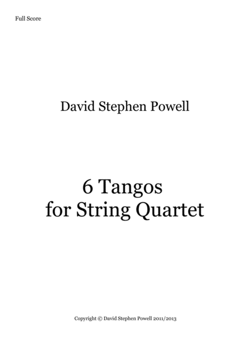 Six Tangos for String Quartet image number null