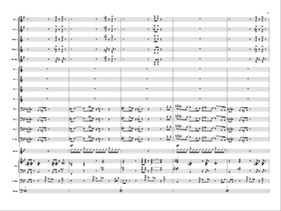 Bone Collection Jazz Ensemble scores gallery preview page 21