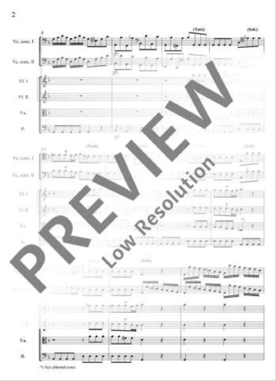 Concerto G minor String Orchestra scores gallery preview page 11