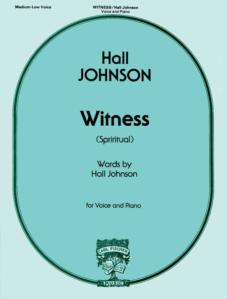 Hall Johnson : Witness