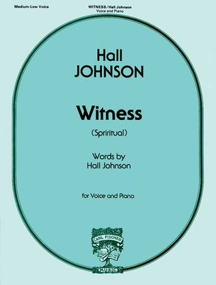 Book cover for Witness (Spiritual)