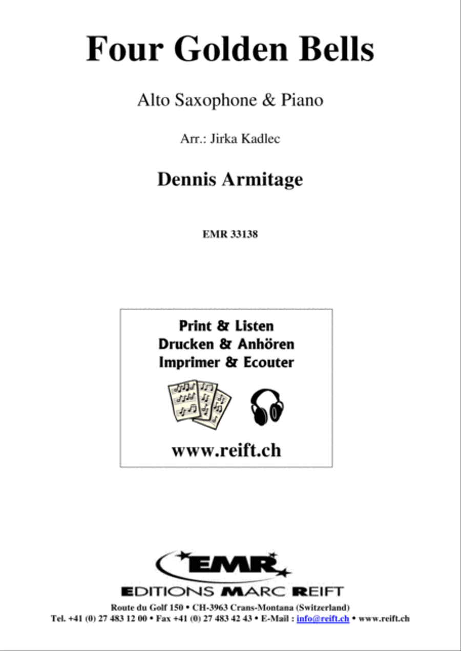 Four Golden Bells Alto Saxophone scores gallery preview page 1