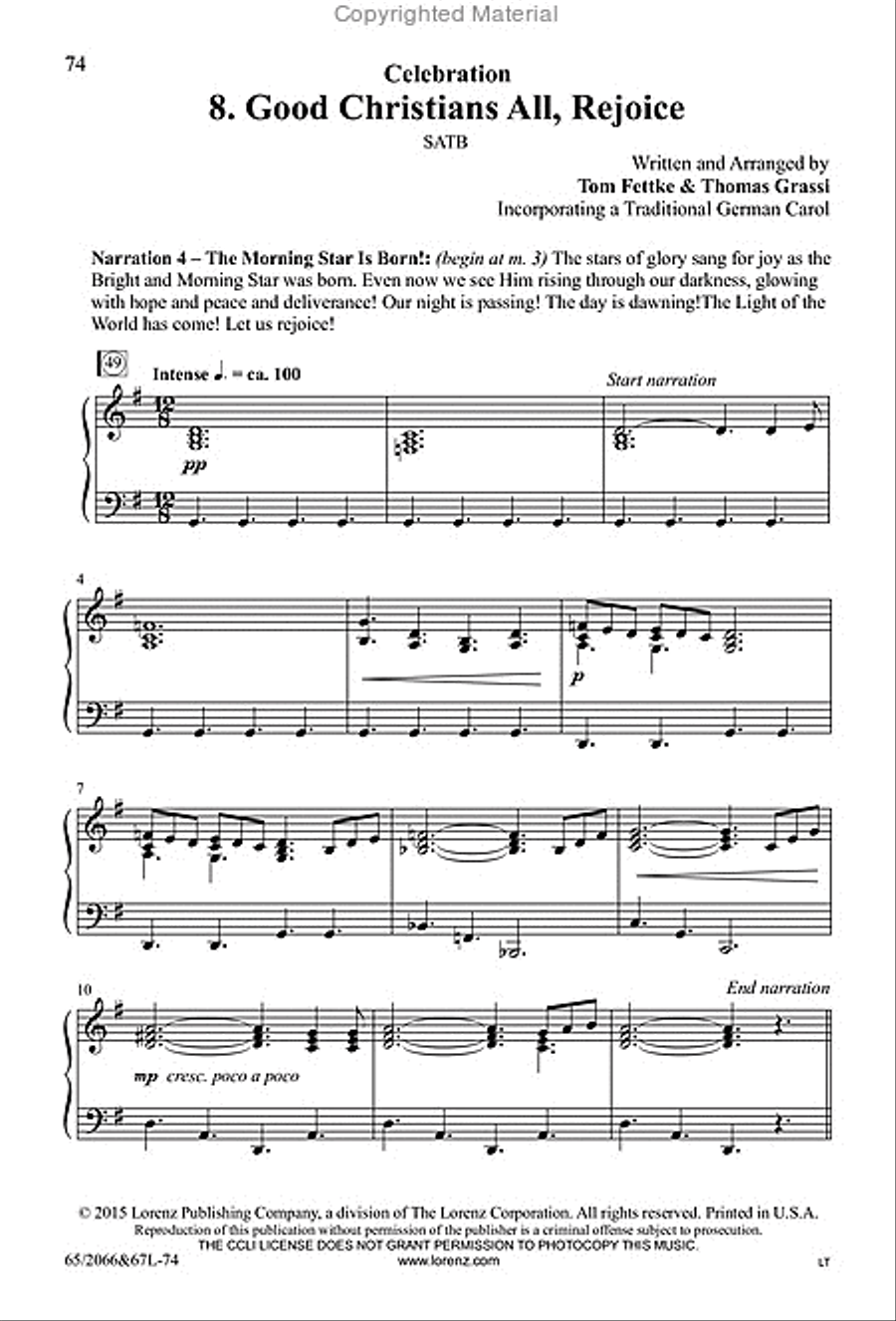 Stars of Glory - SATB with Performance CD 4-Part scores gallery preview page 23