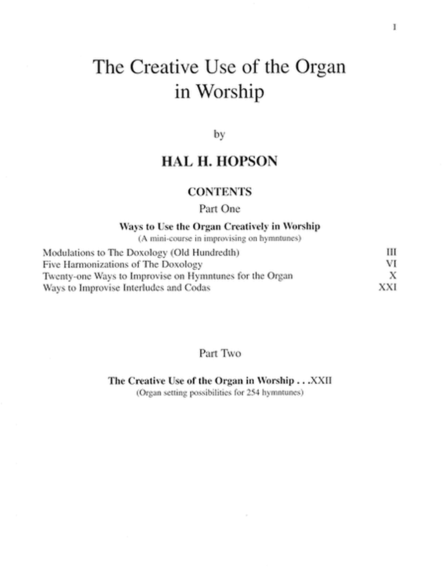 Creative Use of the Organ in Worship, The (Vol. 4)-Digital Download