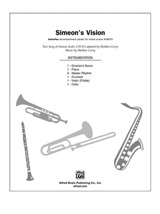 Book cover for Simeon's Vision