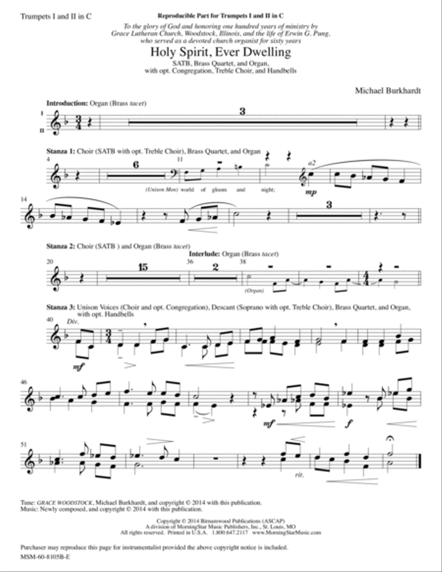 Holy Spirit, Ever Dwelling Choir scores gallery preview page 3
