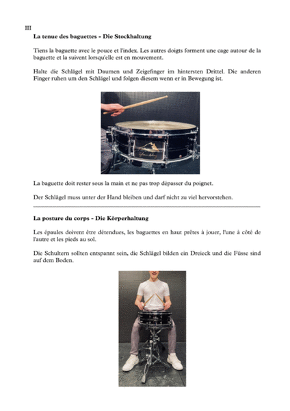 Tzak ! Méthode de percussion - Volume 1 / Schule für Schlagzeug - Band 1