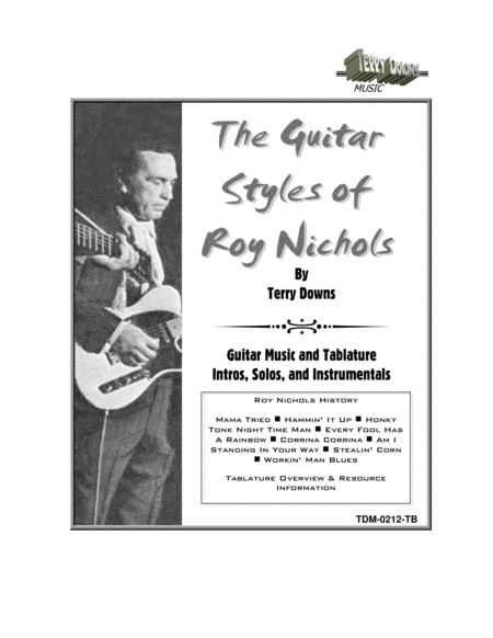 The Guitar Styles of Roy Nichols - Music Score and Tablature