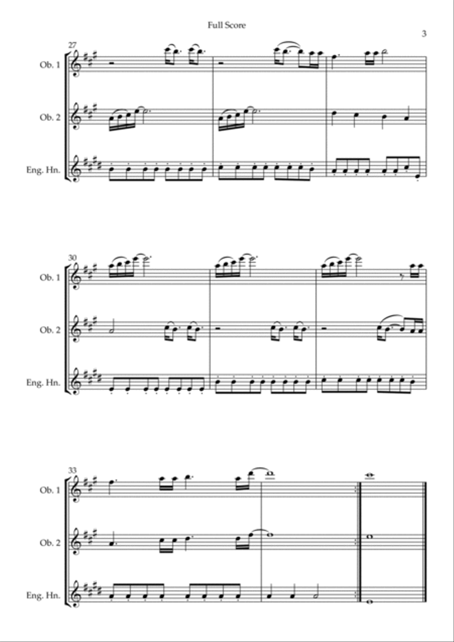 Never Enough Woodwind Trio scores gallery preview page 3