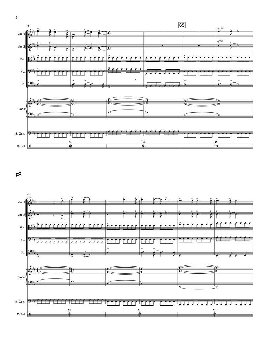 Fix You Full Orchestra scores gallery preview page 6