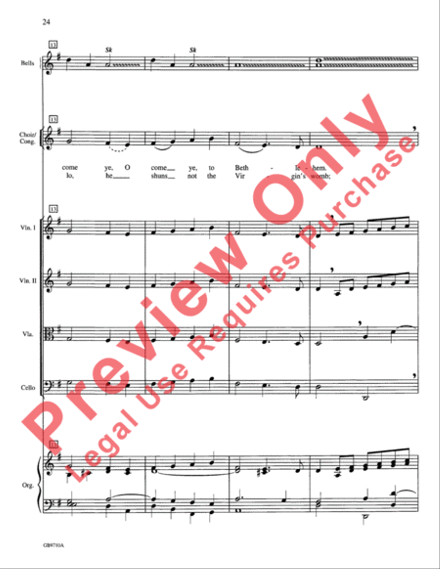 A Festival of Lessons and Carols Choir scores gallery preview page 25