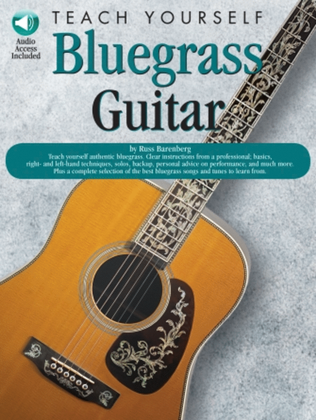 Book cover for Teach Yourself Bluegrass Guitar