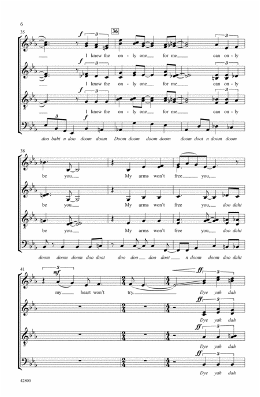 More I See You, The A Cappella scores gallery preview page 5