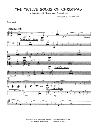 The Twelve Songs of Christmas: 1st B-flat Clarinet