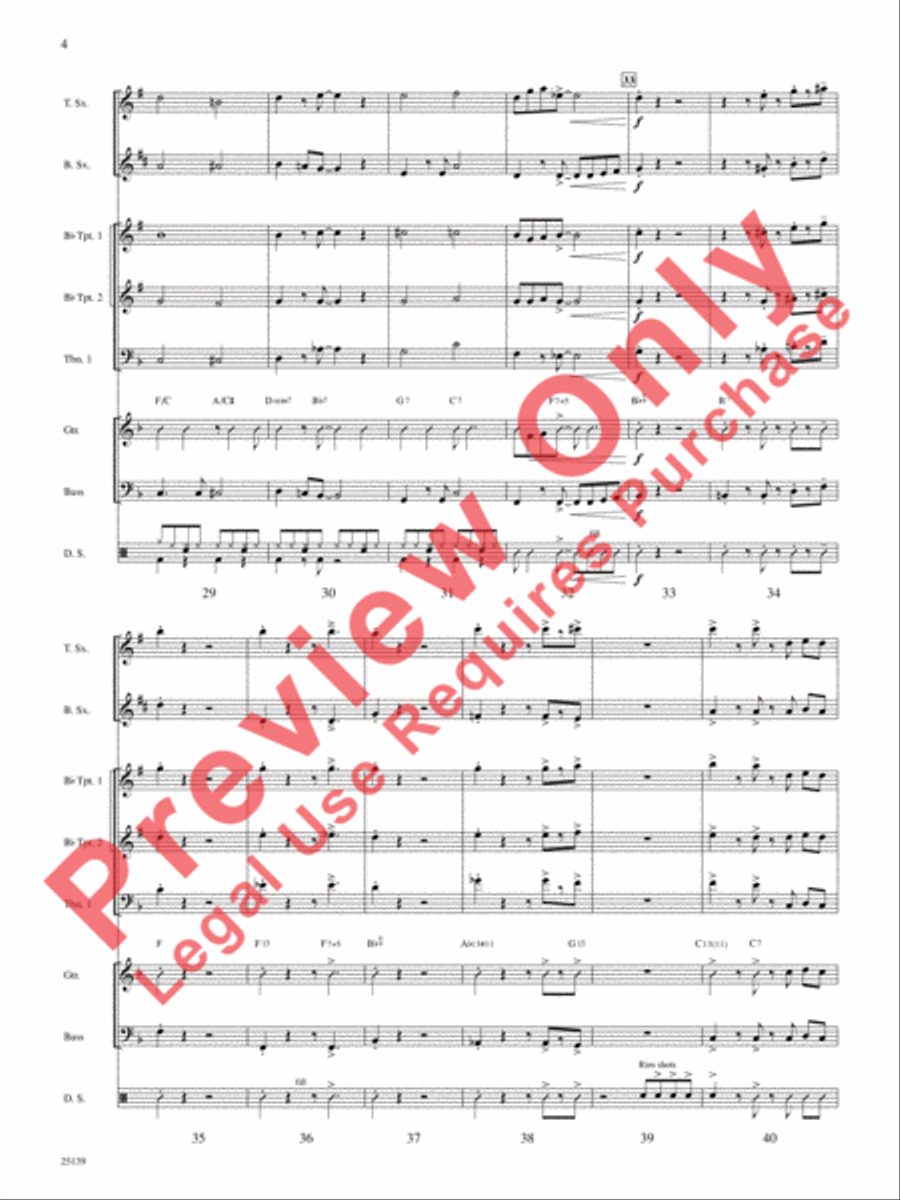Hallelujah I Love Her So Choir scores gallery preview page 5