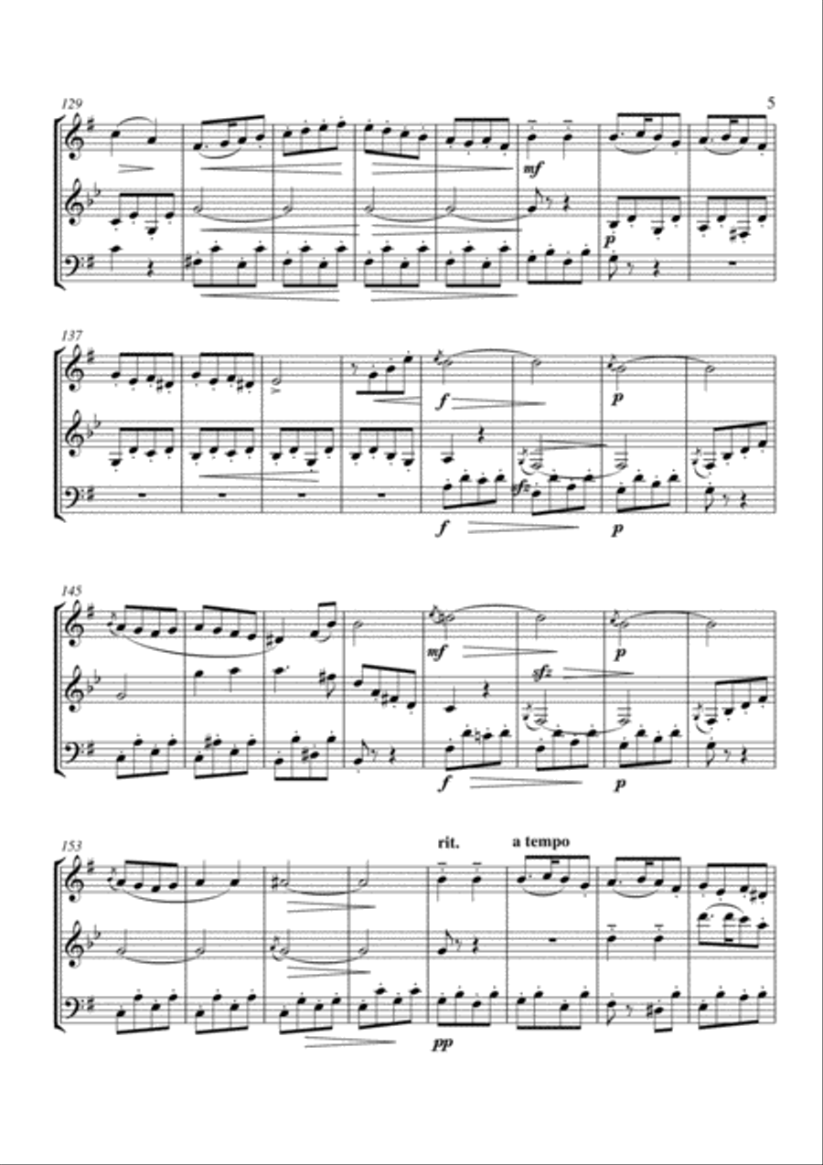 Musette, Op. 47 Woodwind Trio scores gallery preview page 5