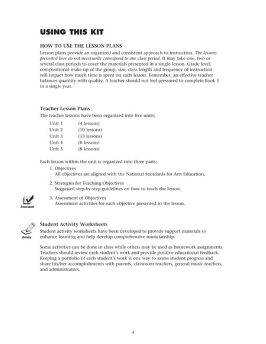 Essential Elements for Band, Book 1 – Teacher Resource Kit with CD-ROM Concert Band Methods scores gallery preview page 2