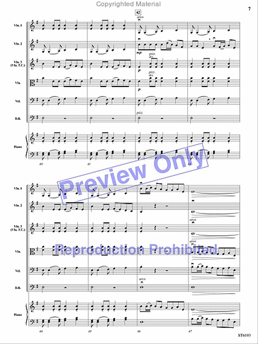 1812 Overture String Orchestra scores gallery preview page 6