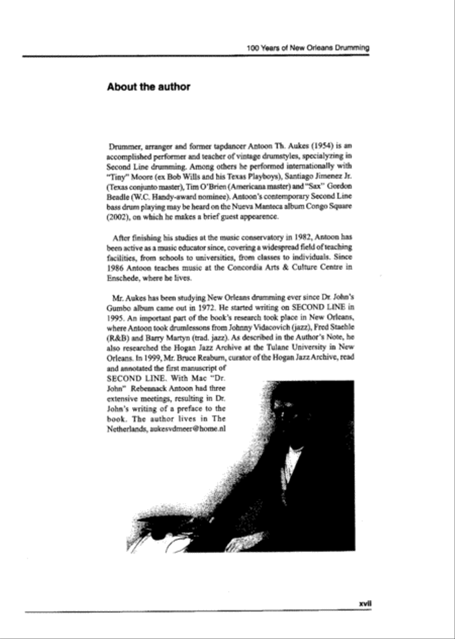 Second Line: 100 Years of New Orleans Drumming Drums scores gallery preview page 14